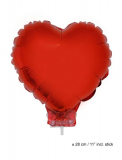 Folienballon: Herzform, rot, 28cm